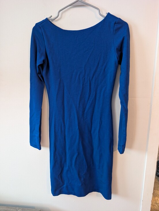 Amanda Uprichard Dresses & Skirts - Amanda Uprichard Cobalt Blue Long Sleeve Bodycon Dress Size S
